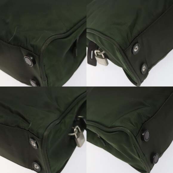 PRADA Hand Bag Nylon Green - Picture 10 of 13